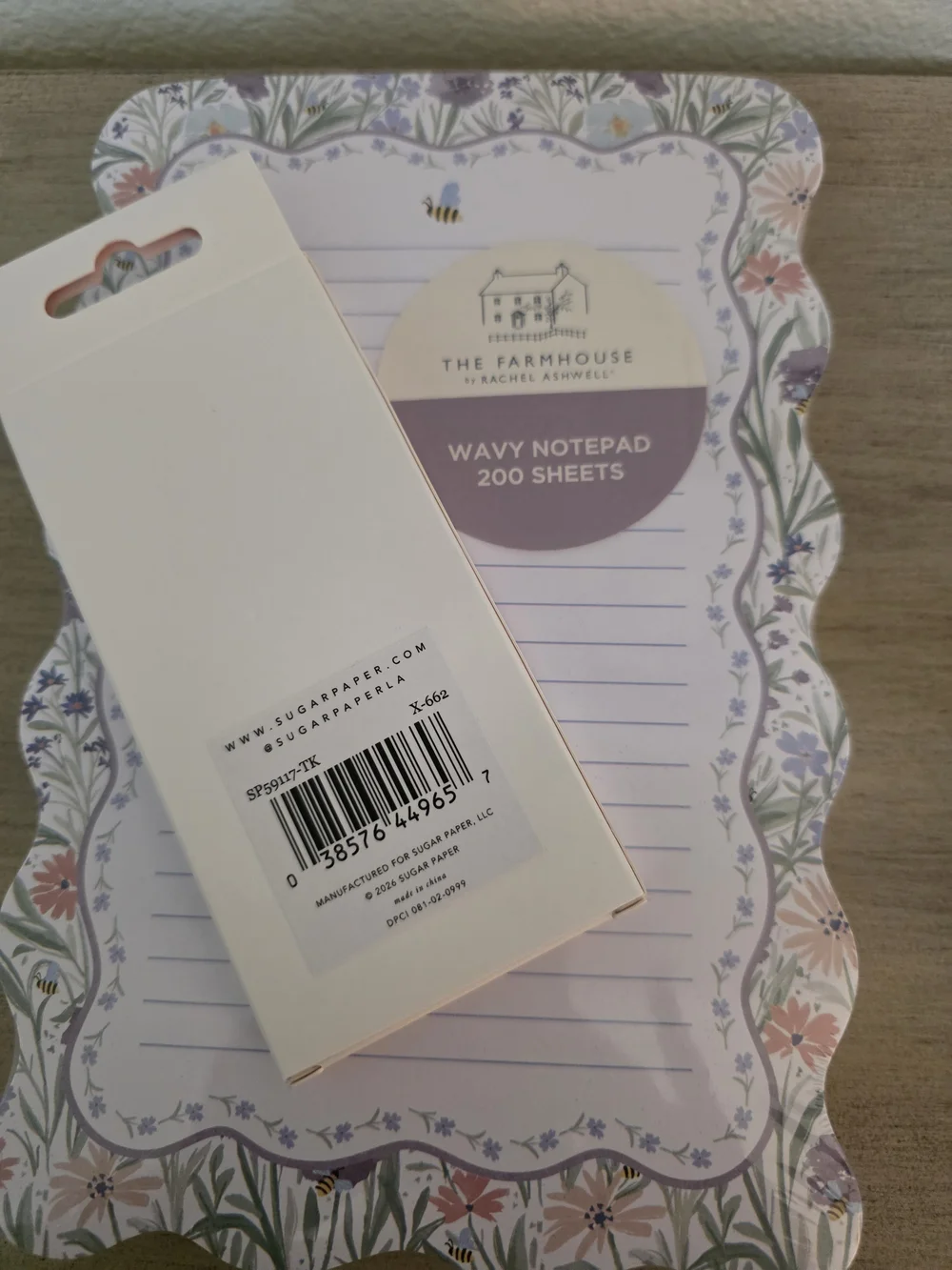 Sugar Paper Pastel Highlighter Set with Wavy Notepad - The Farmhouse Collection